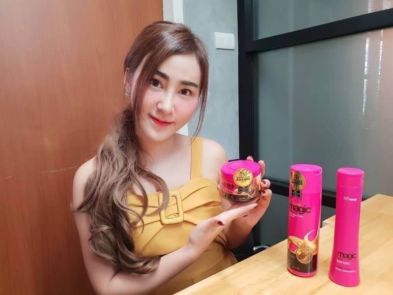 คอนเฟิร์ม Biowoman Magic series  "ผมสวยไม่กลัวเสีย ไม่ชี้ฟู หนีบ ไดร์ ม้วน มาเลยไม่กลัวเสีย ผมยังเงางามตลอดเวลา"