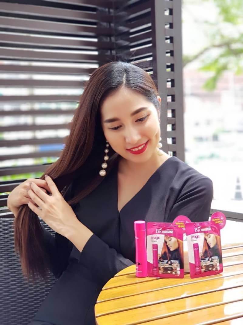 คอนเฟิร์ม "Biowoman Magic Hair Serum" เซรั่มบำรุงผมสูตรเข้มข้น สารสกัดธรรมชาติจากเมล็ดองุ่น หยดเดียว..ผมหอมนุ่มสลวย สัมผัสตั้งแต่ครั้งแรกที่ใช้ I By biowoman