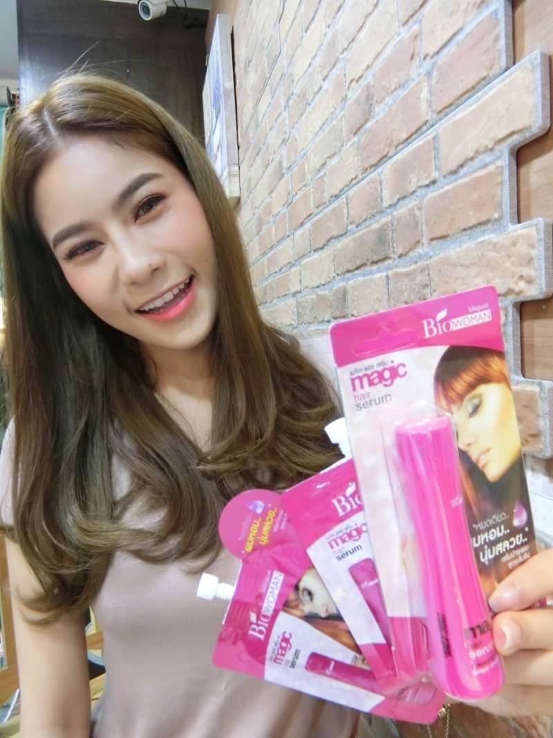 คอนเฟิร์ม "Biowoman Magic Hair Serum" เซรั่มบำรุงผมสูตรเข้มข้น สารสกัดธรรมชาติจากเมล็ดองุ่น หยดเดียว..ผมหอมนุ่มสลวย สัมผัสตั้งแต่ครั้งแรกที่ใช้ I By biowoman