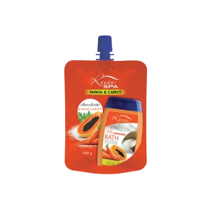 คูล เกลืออาบน้ำขัดผิว 100 กรัม มะละกอ&แครอท