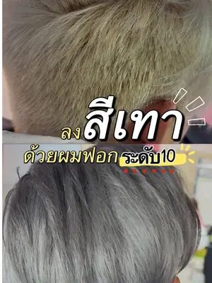 ทำผมสีเทายิ่งฟอกผมระดับ9 ขึ้นไป รับรองได้เทาแบบสะใจแน่นอน 🩶 #biowoman #ครีมเปลี่ยนสีผม #ผมสีเทา #biowomanmagiccolor #ฟอกผม